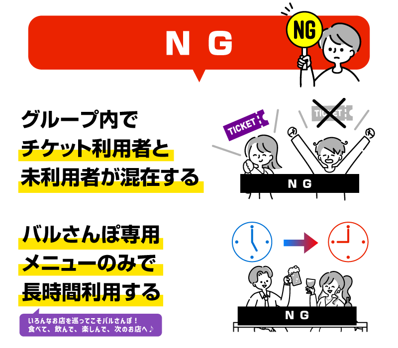 利用できない例（NG）